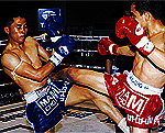 Kongfah loses to Kumsap’s sharp elbow in the second round of Channel 7’s Muay Jed See