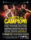 LA NOTTE DEI CAMPIONI – Champions Night – May 21st , 2011- Palaporada Seregno Italy