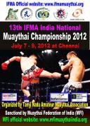  13th IFMA India National Muaythai Championship 2012 at Chennai
