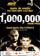 Fight Card - Round 3 of the Abu Dhabi Fighting Championship (ADFC)